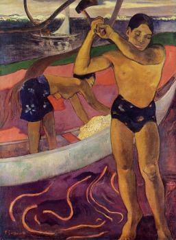 Paul Gauguin : Man with an Ax